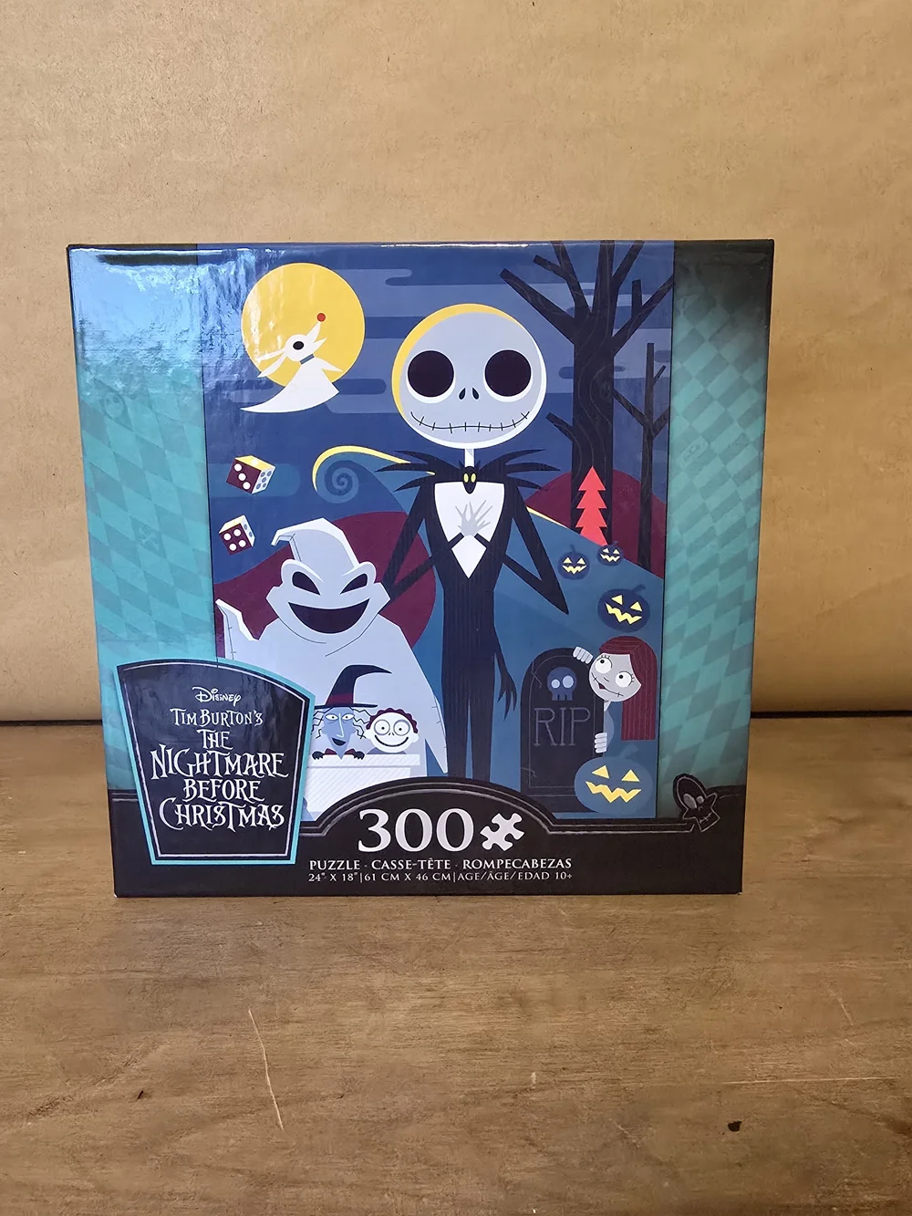 The Nightmare Before Christmas 300 Pc Puzzel With Poster Included.
